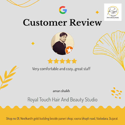 Aman gives Royal Touch Hair And Beauty Studio a 5-star rating! He loved the Corian Facial and Nai… post image