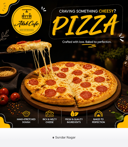 Aksh Cafe offers delicious pizzas and a cozy atmosphere, perfect for enjoying your favorite coffe… post image