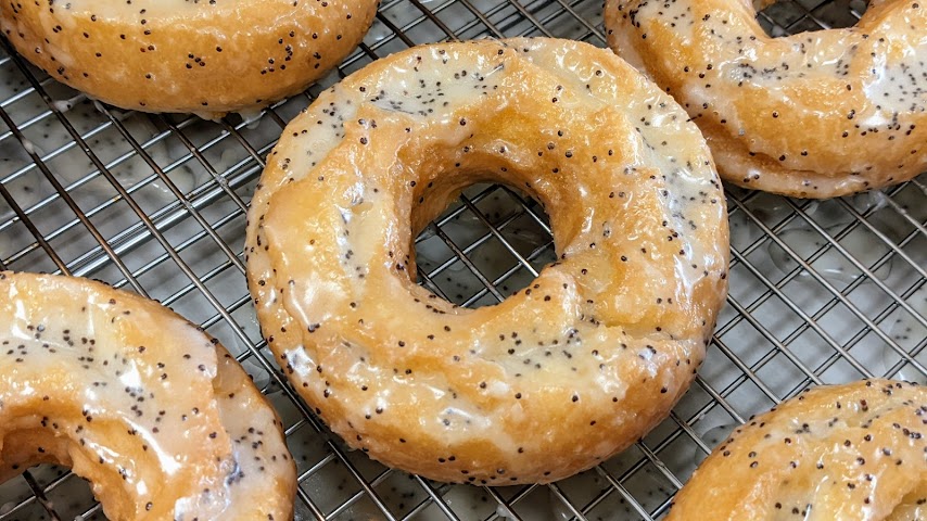 Yellow Light Coffee and Donuts by null