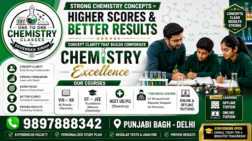 Unlock your potential with One To One Chemistry Classes in Delhi! Our expert tutors focus on buil… post image