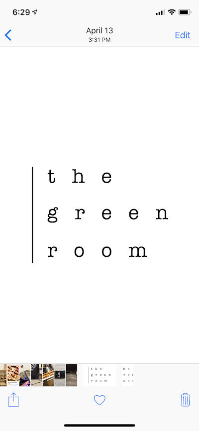 the green room