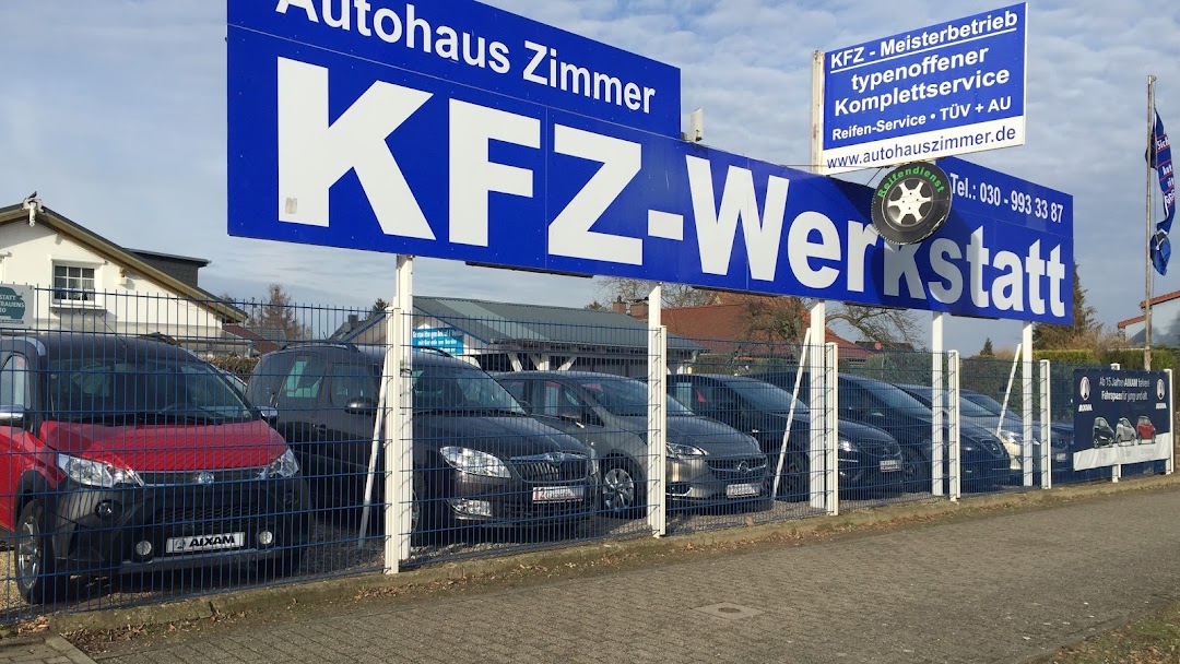 Autohaus Zimmer - KFZ-Meisterbetrieb - Autowerkstatt in Hönow