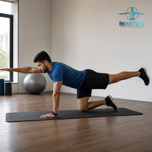 Struggling with stiffness or discomfort in your lower back? Targeted lower back strengthening exe… post image