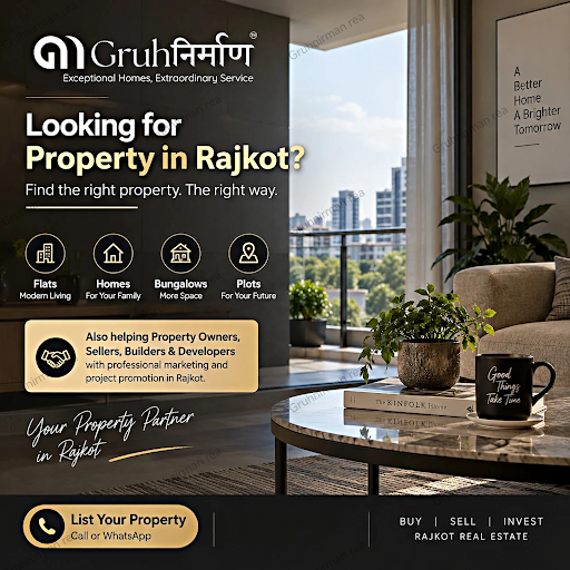 🏠 Looking for Property in Rajkot? Choose GruhNirman Realty. post image