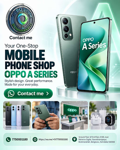 Step into our store for stylish and high-performance OPPO A Series phones! 📱💚 Perfect for your da… post image