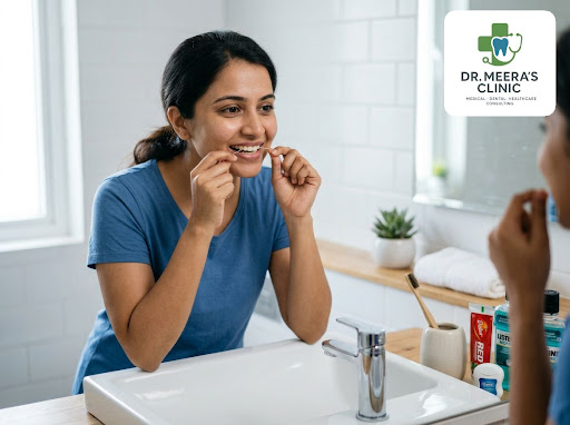 Flossing just once a day can make a huge difference to your oral health. At Dr. Meera’s Clinic in… post image