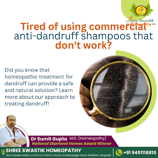 Tired of using commercial anti-dandruff shampoos that don’t work. Discover how homeopathic treatm… post image