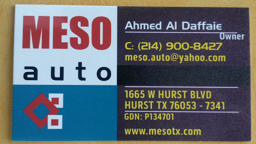 MESO auto - Visual