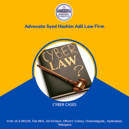 Get the best cyber cases services in Hyderabad at Advocate Syed Hashim Adil Law Firm. Trusted and…