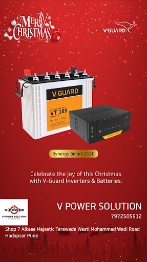 V Guard Inverter and Batteries