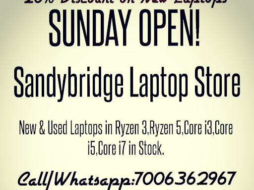 SANDYBRIDGE LAPTOP STORE.  post image