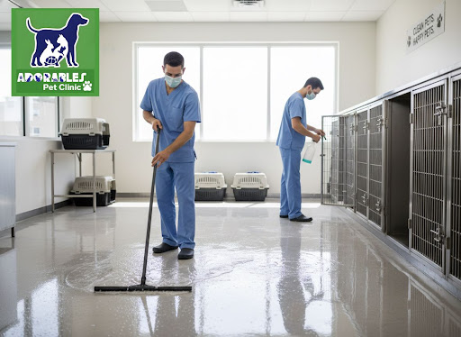A clean, well-sanitised pet clinic is just as important as expert treatment. At Adorables Pet Cli… post image