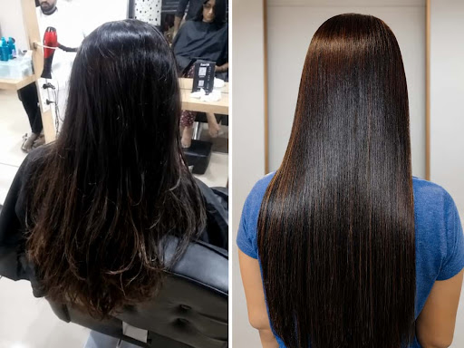 This is what we call glass hair — and this stunning transformation happened right here at Hairpor…