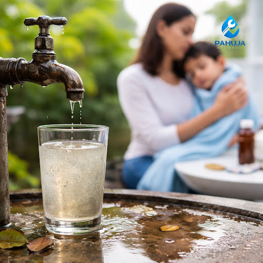 Unsafe drinking water in Gurgaon and NCR can lead to frequent stomach infections, typhoid, jaundi… post image