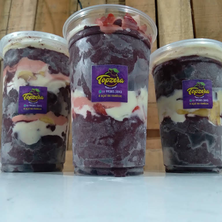 Topzera Açaí ,Crepes e Lanches - Peça Online. Cardápio digital, Preços e  Telefones.