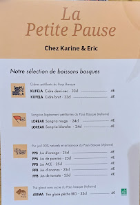 Menu La Petite Pause - Salon de Thé - Tarterie Page 3