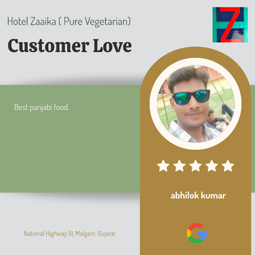 Abhilok raves about their incredible dining experience at Hotel Zaaika (Pure Vegetarian) in Malga… post image