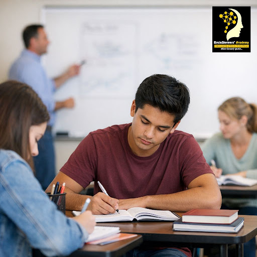 Regular class attendance is the simplest habit that creates toppers. At BrainStormers' Academy in… post image