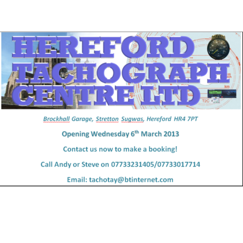 Hereford Tachograph Centre - Thumbnail
