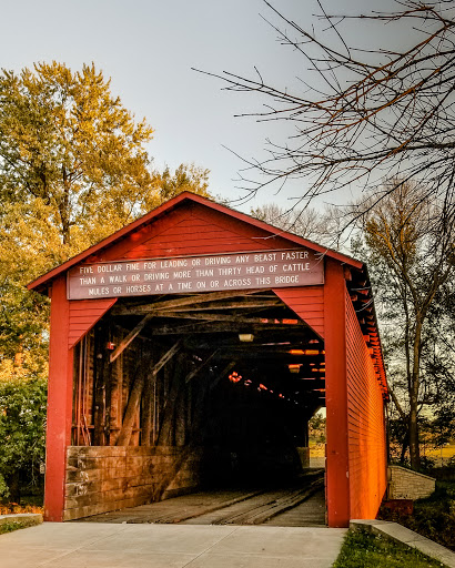 Henderson County Covered Bridge Park Logo