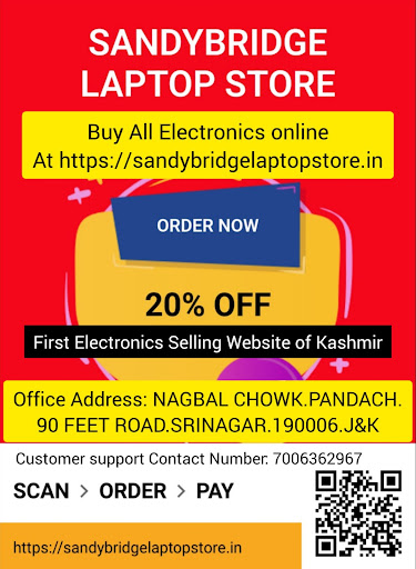 First Online Electronics selling website in Kashmir Valley.