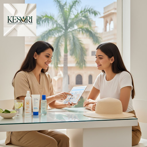 Worried about tanning, breakouts or dull skin this summer? At Kesari Homeopathic & Aesthetic Clin… post image