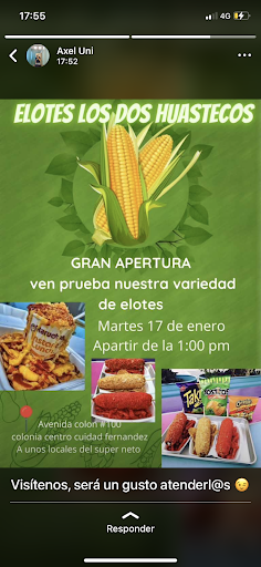 Elotes y snacks “Los Dos Huastecos” - Thumbnail