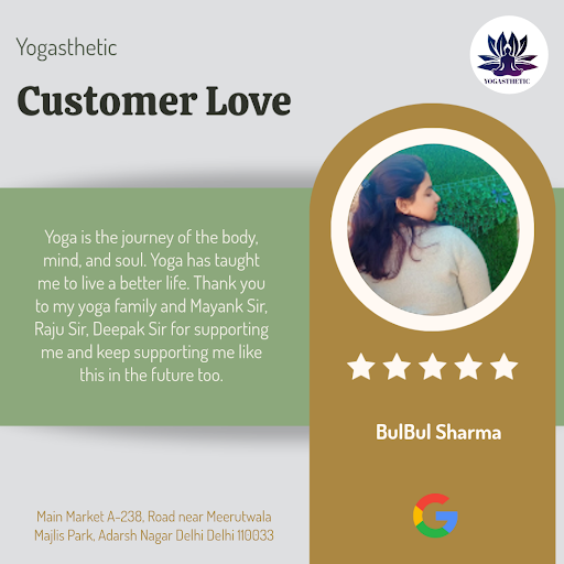 BulBul Sharma, a delighted customer, shares her wonderful experience at Yogasthetic, Delhi's prem…
