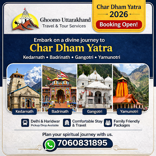 Char Dham Yatra 2026 bookings are now open. post image