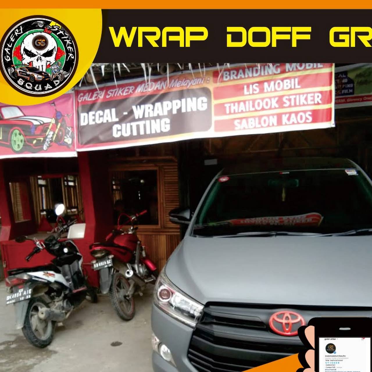 Galeri Stiker Medan Spesialis Decal Wrap Cutting