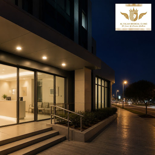Busy during the day? Al Falah Medical Clinic Naif Aesthetic-Derma General Medicine DentalHomecare…
