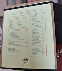Menu Restaurant Le Friant - Golf de Seraincourt Page 2