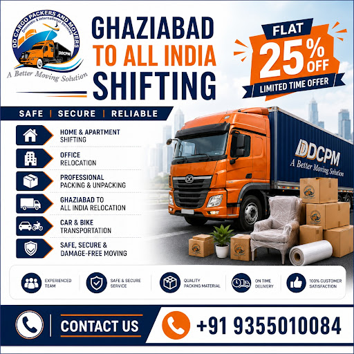 best movers Ghaziabad to All India shifting, providing professional packing, loading, transportat… post image