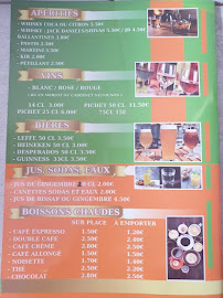 Menu Chez APPO (restaurant FRANCO-AFRICAIN) Page 2