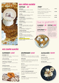 Menu La Fabrique Page 1
