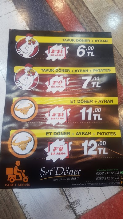 Şef Tavuk ve Et Döner