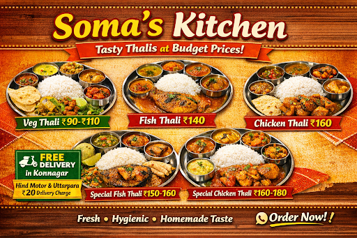 🍽️ **Soma’s Kitchen – Delicious Thali at Affordable Prices!** 😋 post image