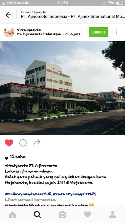 Photos of Pt Ajinomoto Mojokerto Factory