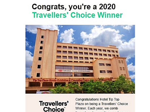 We are listed in the top 10% hotels worldwide as travellers choice in 2020. post image