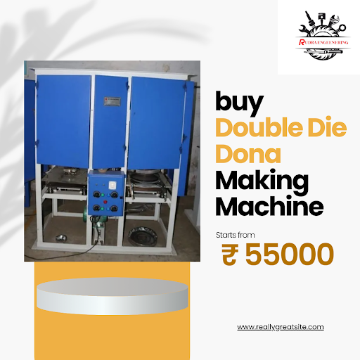 Buy Double Die Dona Making Machines from Rudra Engineering post image