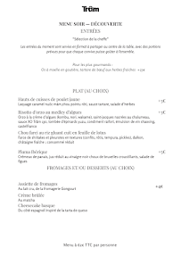 Menu TRÂM 130 Page 3