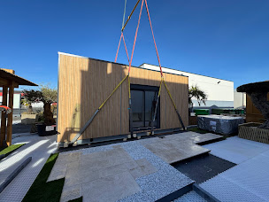 Photo n°5 de Studio Kubox Garden à Pléchâtel (Spa en extérieur)