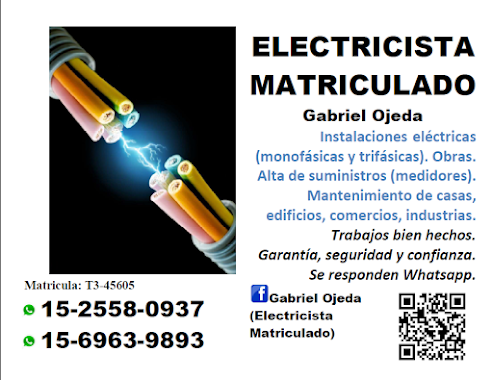 Electricista Matriculado Gabriel Ojeda, Author: Gabriel Ojeda