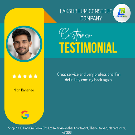 Nitin Banerjee praises LAKSHBHUM CONSTRUCTION COMPANY's exceptional civil engineering constructio… post image