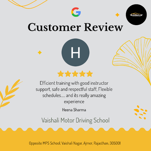 "Heena Sharma from Ajmer raves about her experience at Vaishali Motor Driving School! With expert… post image