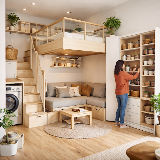 Living in a compact flat doesn’t mean you need to compromise on comfort or style. At Texora Inter…
