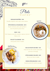 Menu Restaurant El Perú Mulhouse Page 2