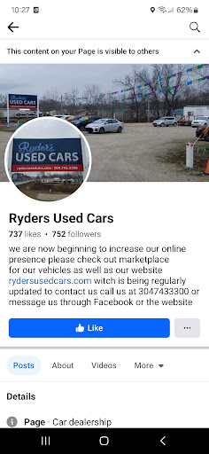 Ryder's Used Car's Inc. - Thumbnail