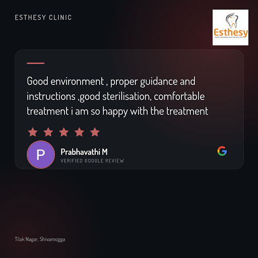 Prabhavathi M from Shivamogga shares her delightful experience at Esthesy Clinic! She was thrille… post image