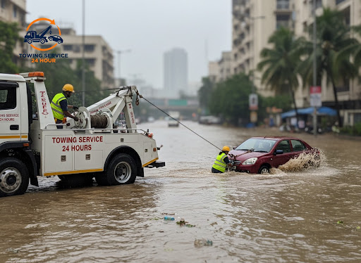 Monsoon floods in Mumbai can leave cars and bikes stranded in deep water, narrow lanes, or baseme… post image